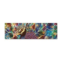 Peacock Mixed Media Bird Animal Sticker Bumper (10 Pack) by danenraven