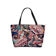 Indonesia Bali Batik Fabric Impression Patterns Classic Shoulder Handbag by danenraven