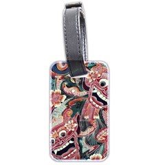 Indonesia Bali Batik Fabric Impression Patterns Luggage Tag (two Sides)