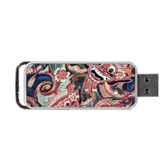 Indonesia Bali Batik Fabric Impression Patterns Portable Usb Flash (one Side) by danenraven