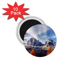 Dolomites Mountains Alps Alpine Trees Conifers 1 75  Magnets (10 Pack)  by danenraven