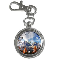 Dolomites Mountains Alps Alpine Trees Conifers Key Chain Watches by danenraven