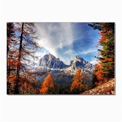 Dolomites Mountains Alps Alpine Trees Conifers Postcard 4 x 6  (pkg Of 10) by danenraven