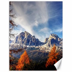 Dolomites Mountains Alps Alpine Trees Conifers Canvas 18  X 24  by danenraven