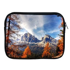 Dolomites Mountains Alps Alpine Trees Conifers Apple Ipad 2/3/4 Zipper Cases by danenraven