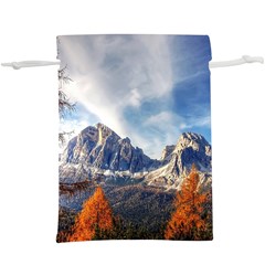 Dolomites Mountains Alps Alpine Trees Conifers Lightweight Drawstring Pouch (xl) by danenraven