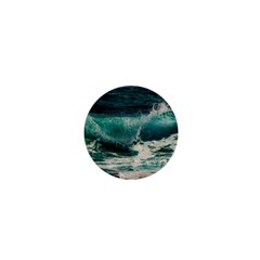 Sea Ocean Waves Seascape Beach 1  Mini Buttons by danenraven