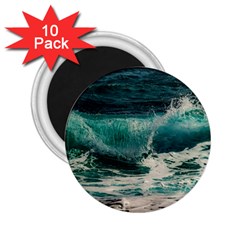 Sea Ocean Waves Seascape Beach 2 25  Magnets (10 Pack)  by danenraven