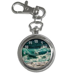 Sea Ocean Waves Seascape Beach Key Chain Watches by danenraven