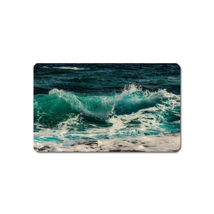 Sea Ocean Waves Seascape Beach Magnet (Name Card)