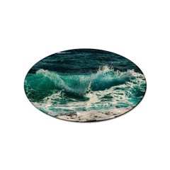 Sea Ocean Waves Seascape Beach Sticker Oval (10 Pack) by danenraven