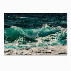 Sea Ocean Waves Seascape Beach Postcard 4 x 6  (pkg Of 10) by danenraven