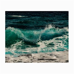 Sea Ocean Waves Seascape Beach Small Glasses Cloth by danenraven