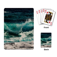 Sea Ocean Waves Seascape Beach Playing Cards Single Design (rectangle) by danenraven