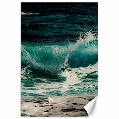 Sea Ocean Waves Seascape Beach Canvas 24  X 36  by danenraven