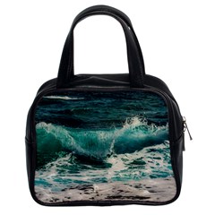 Sea Ocean Waves Seascape Beach Classic Handbag (two Sides) by danenraven