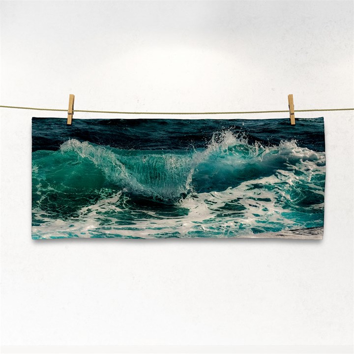 Sea Ocean Waves Seascape Beach Hand Towel