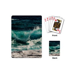 Sea Ocean Waves Seascape Beach Playing Cards Single Design (mini) by danenraven