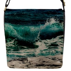 Sea Ocean Waves Seascape Beach Flap Closure Messenger Bag (s) by danenraven