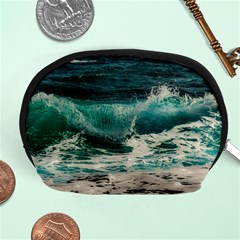 Sea Ocean Waves Seascape Beach Accessory Pouch (medium) by danenraven