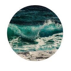 Sea Ocean Waves Seascape Beach Mini Round Pill Box by danenraven