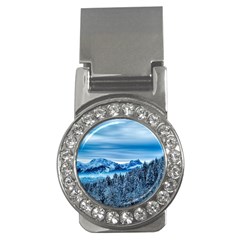 Winter Forest Mountain Snow Nature Alpine Trees Money Clips (cz)  by danenraven