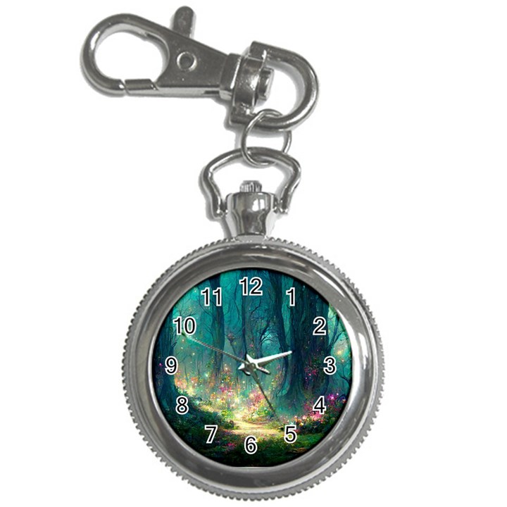 Magical Forest Forest Painting Fantasy Key Chain Watches