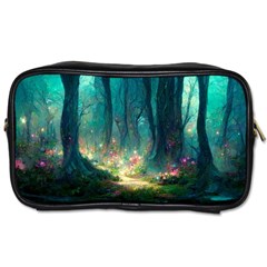 Magical Forest Forest Painting Fantasy Toiletries Bag (two Sides) by danenraven