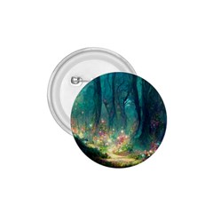 Magical Forest Forest Painting Fantasy 1 75  Buttons by danenraven