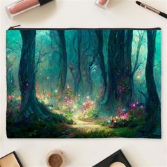 Magical Forest Forest Painting Fantasy Cosmetic Bag (xxxl) by danenraven