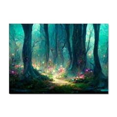 Magical Forest Forest Painting Fantasy Sticker A4 (100 Pack) by danenraven