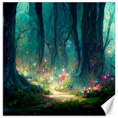 Magical Forest Forest Painting Fantasy Canvas 12  X 12  by danenraven