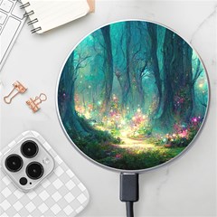 Magical Forest Forest Painting Fantasy Wireless Charger by danenraven