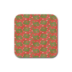 X Mas Texture Pack Rubber Square Coaster (4 Pack) by artworkshop