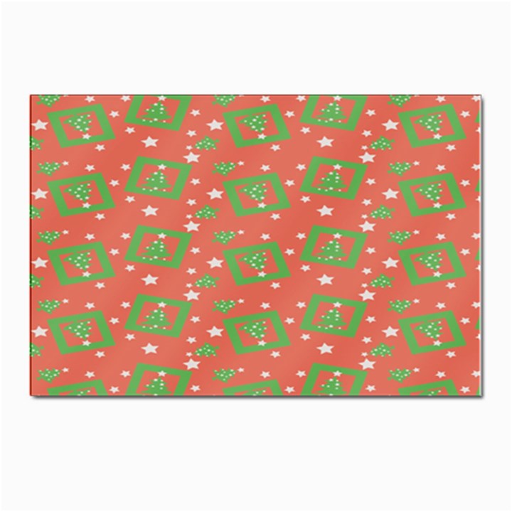 x mas texture pack Postcards 5  x 7  (Pkg of 10)