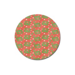 X Mas Texture Pack Magnet 3  (round) by artworkshop