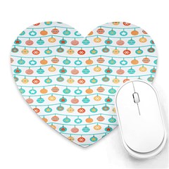 X Mas Texture Pack 2 Heart Mousepad by artworkshop