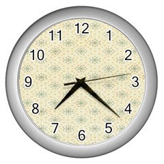 X Mas Texture Pack 3 Wall Clock (silver) by artworkshop