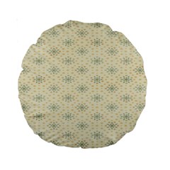 X Mas Texture Pack 3 Standard 15  Premium Round Cushions by artworkshop