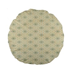 X Mas Texture Pack 3 Standard 15  Premium Flano Round Cushions by artworkshop