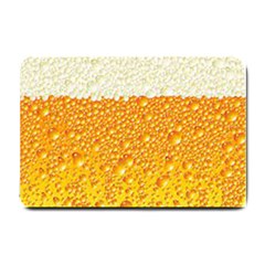 Bubble Beer Small Doormat by artworkshop