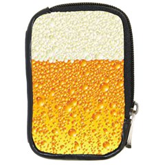 Bubble Beer Compact Camera Leather Case by artworkshop