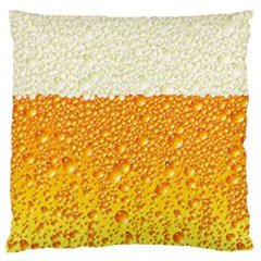 Bubble Beer Standard Flano Cushion Case (one Side) by artworkshop