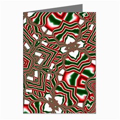 Christmas-kaleidoscope Greeting Cards (pkg Of 8)