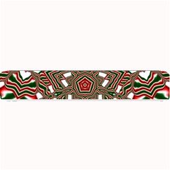 Christmas-kaleidoscope Small Bar Mat by artworkshop