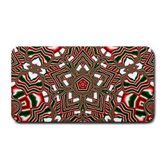 Christmas-kaleidoscope Medium Bar Mat by artworkshop