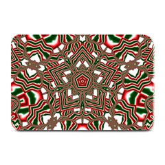 Christmas-kaleidoscope Plate Mats by artworkshop