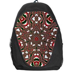 Christmas-kaleidoscope Backpack Bag by artworkshop