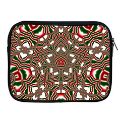 Christmas-kaleidoscope Apple Ipad 2/3/4 Zipper Cases by artworkshop