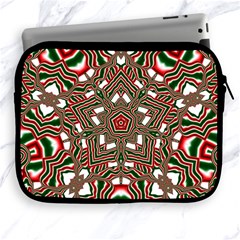 Christmas-kaleidoscope Apple Ipad 2/3/4 Zipper Cases by artworkshop